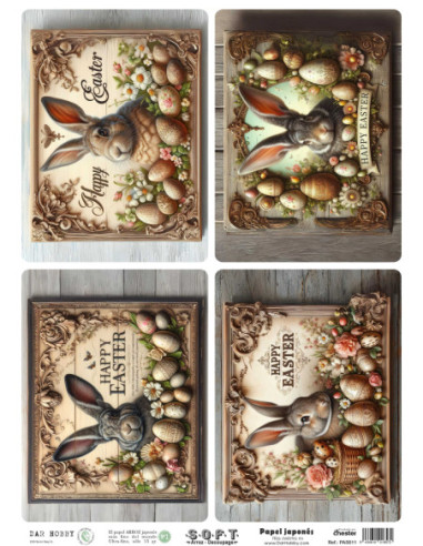 Papel de Arroz Soft 30x41cm. Decoupage PA5611