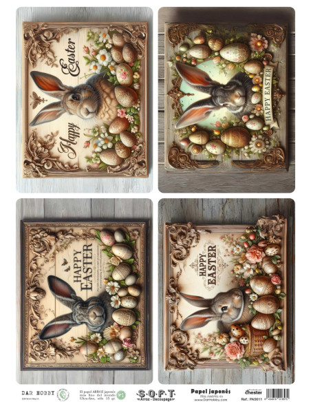 Papel de Arroz Soft 30x41cm. Decoupage PA5611