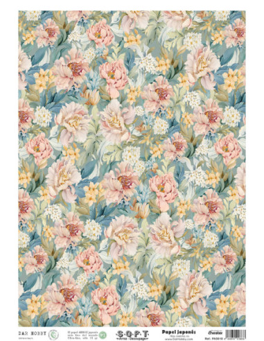 Papel de Arroz Soft 30x41cm. Decoupage PA5618
