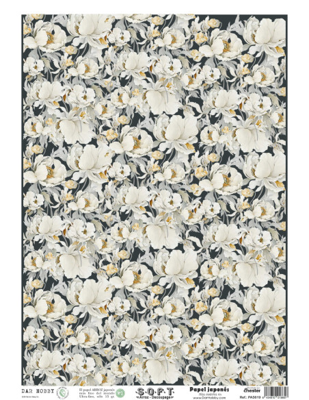 Papel de Arroz Soft 30x41cm. Decoupage PA5619