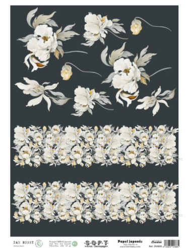 Papel de Arroz Soft 30x41cm. Decoupage PA5620