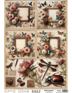 Papel de Arroz Soft 30x41cm. Decoupage PA5648