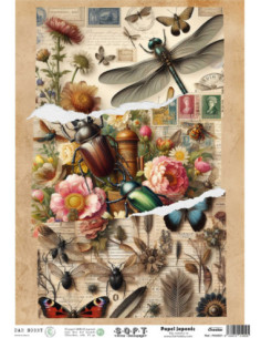Papel de Arroz Soft 30x41cm. Decoupage PA5651