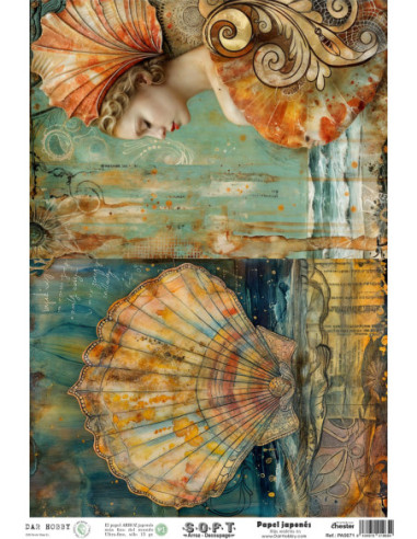 Papel de Arroz Soft 30x41cm. Decoupage PA5671