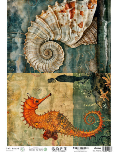 Papel de Arroz Soft 30x41cm. Decoupage PA5673