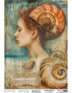 Papel de Arroz Soft 30x41cm. Decoupage PA5689