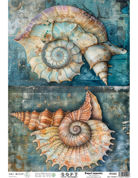 Papel de Arroz Soft 30x41cm. Decoupage PA5697