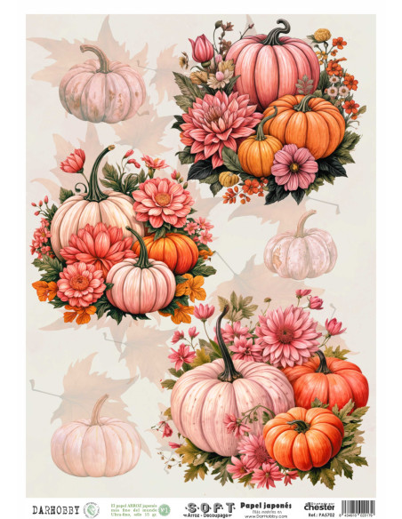 Papel de Arroz Soft 30x41cm. Decoupage PA5702