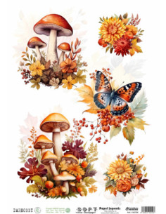 Papel de Arroz Soft 30x41cm. Decoupage PA5704