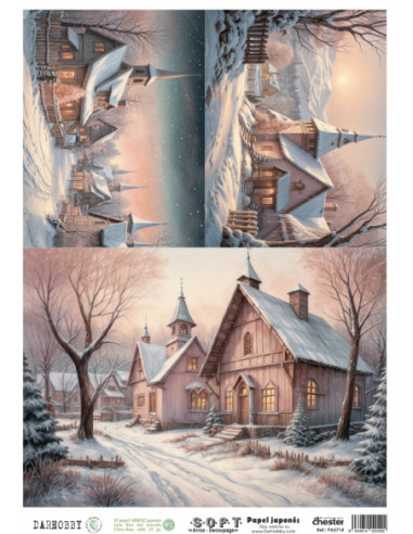 Papel de Arroz Soft 30x41cm. Decoupage PA5714