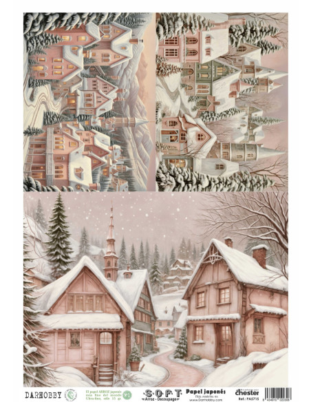 Papel de Arroz Soft 30x41cm. Decoupage PA5715
