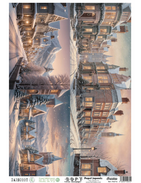 Papel de Arroz Soft 30x41cm. Decoupage PA5716