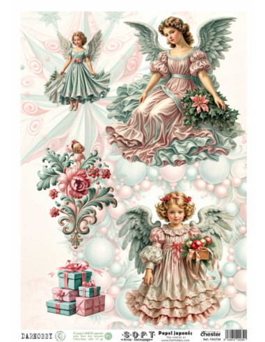Papel de Arroz Soft 30x41cm. Decoupage PA5724