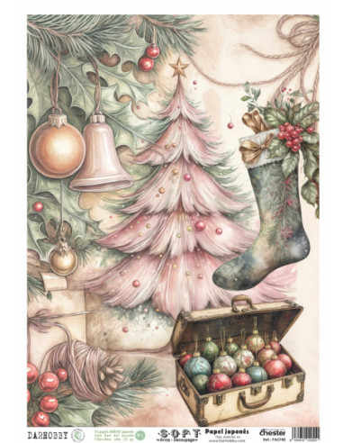 Papel de Arroz Soft 30x41cm. Decoupage PA5740