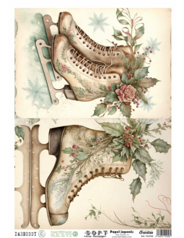 Papel de Arroz Soft 30x41cm. Decoupage PA5743
