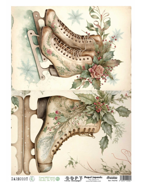 Papel de Arroz Soft 30x41cm. Decoupage PA5743