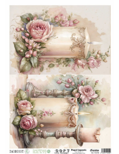 Papel de Arroz Soft 30x41cm. Decoupage PA5744