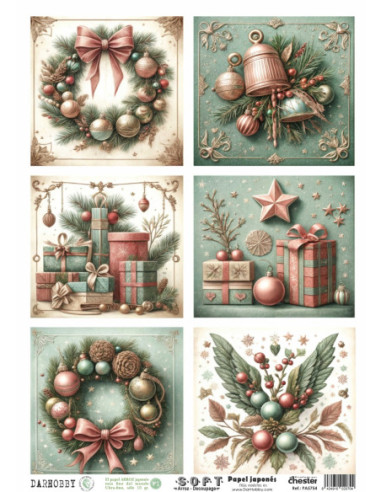 Papel de Arroz Soft 30x41cm. Decoupage PA5754