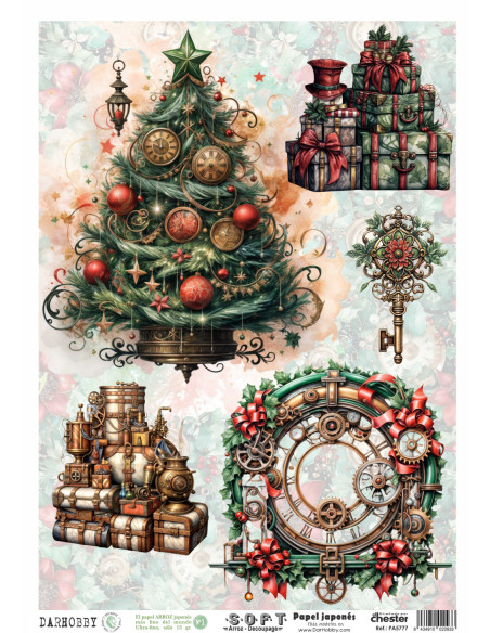 Papel de Arroz Soft 30x41cm. Decoupage PA5777