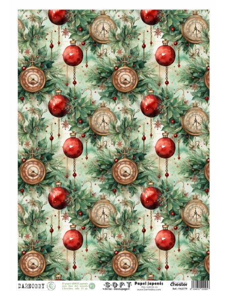 Papel de Arroz Soft 30x41cm. Decoupage PA5779