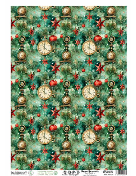 Papel de Arroz Soft 30x41cm. Decoupage PA5780