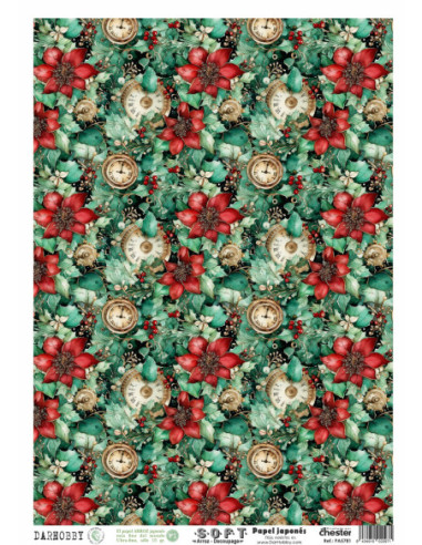 Papel de Arroz Soft 30x41cm. Decoupage PA5781