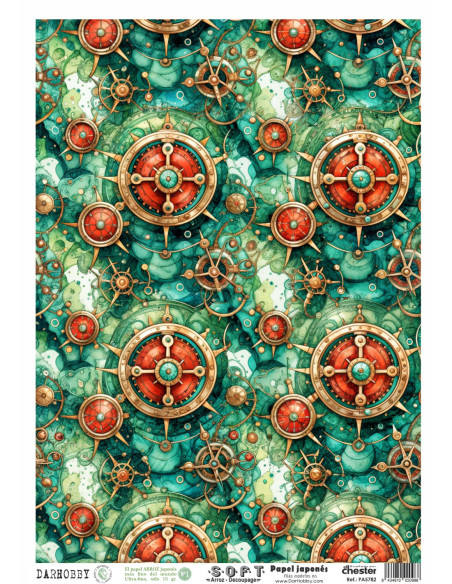 Papel de Arroz Soft 30x41cm. Decoupage PA5782