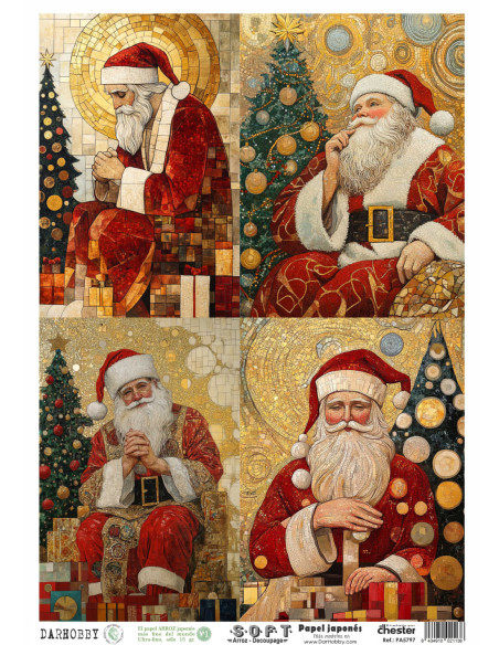 Papel de Arroz Soft 30x41cm. Decoupage PA5797