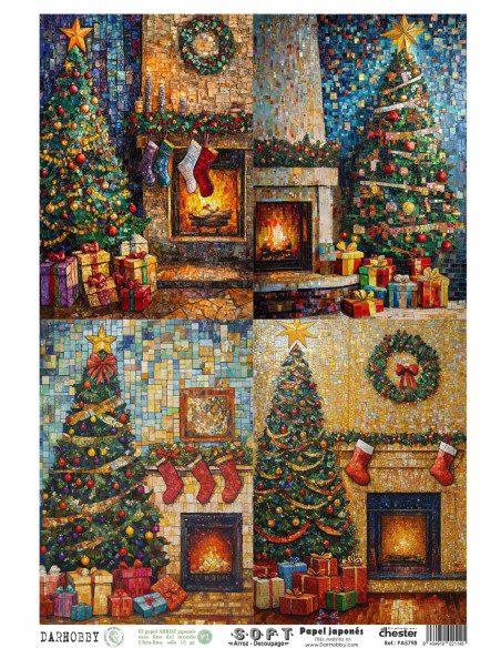 Papel de Arroz Soft 30x41cm. Decoupage PA5798