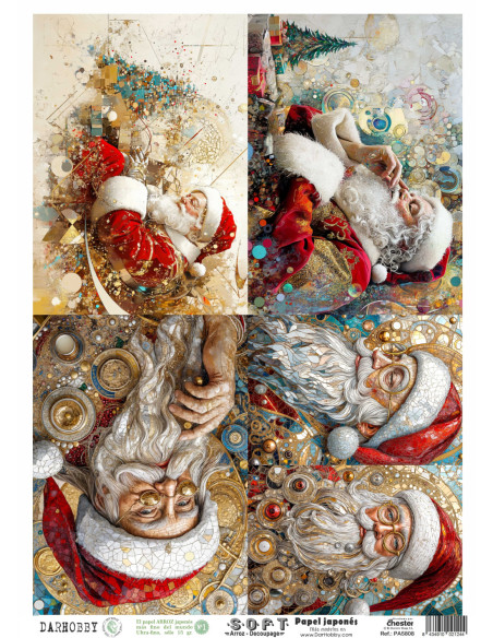 Papel de Arroz Soft 30x41cm. Decoupage PA5808