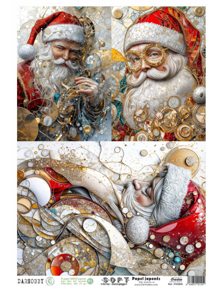 Papel de Arroz Soft 30x41cm. Decoupage PA5809
