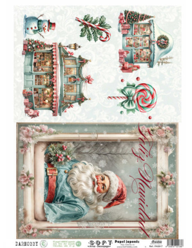 Papel de Arroz Soft 30x41cm. Decoupage PA5817