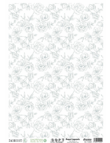 Papel de Arroz Soft 30x41cm. Decoupage PA5828