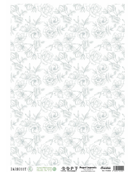 Papel de Arroz Soft 30x41cm. Decoupage PA5828