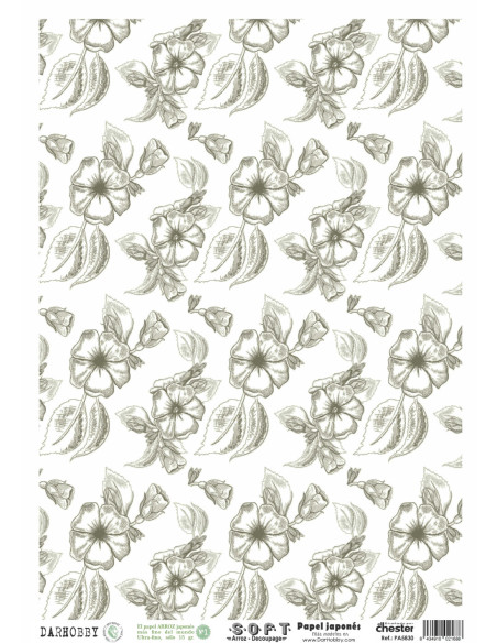 Papel de Arroz Soft 30x41cm. Decoupage PA5830