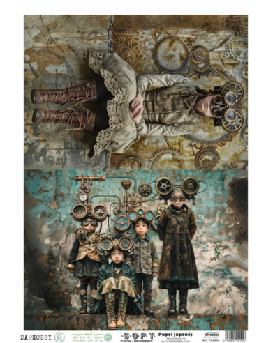 Papel de Arroz Soft 30x41cm. Decoupage PA5854