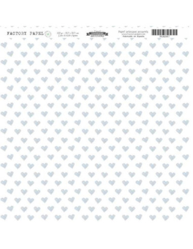 Papel Scrapbooking Artesano Premium CONEJOS 30,5X30,5CM. A 280 GR.  PSAC007
