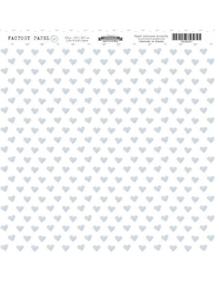 Papel Scrapbooking Artesano Premium CONEJOS 30,5X30,5CM. A 280 GR.  PSAC007