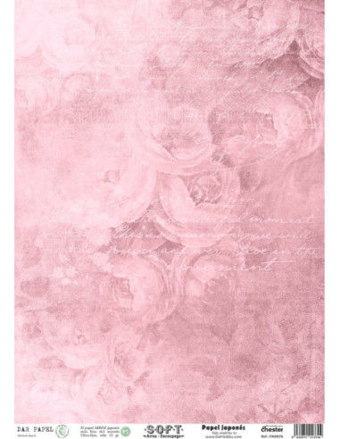 Set 8 papeles de Arroz Japnés Soft 30x42cm PASET001 "Flores"