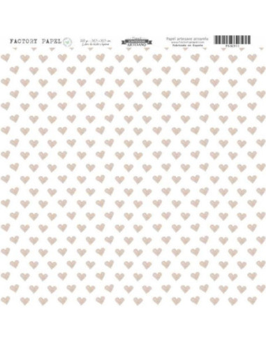 Papel Scrapbooking Artesano Premium CONEJOS 30,5X30,5CM. A 280 GR.  PSAC011