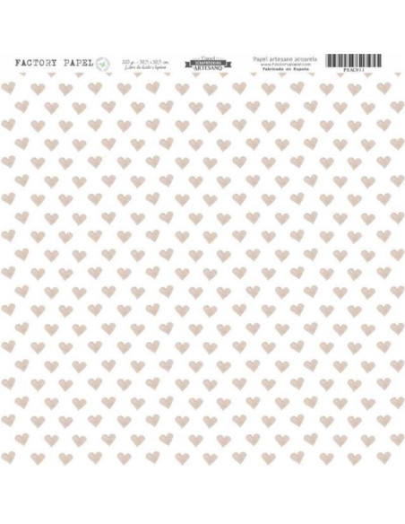 Papel Scrapbooking Artesano Premium CONEJOS 30,5X30,5CM. A 280 GR.  PSAC011