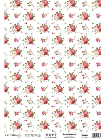 Set 8 papeles de Arroz Japnés Soft 30x42cm PASET008