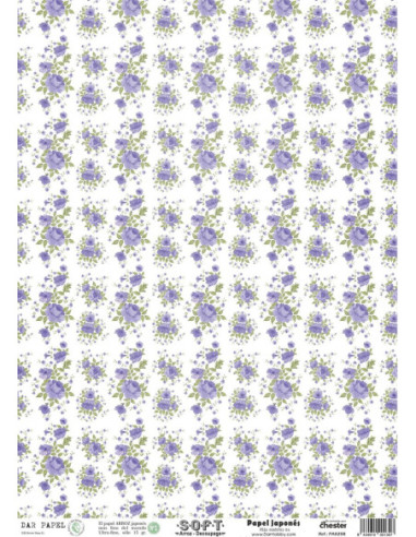 Set 8 papeles de Arroz Japnés Soft 30x42cm PASET008