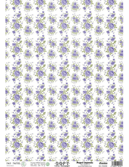 Set 8 papeles de Arroz Japnés Soft 30x42cm PASET008