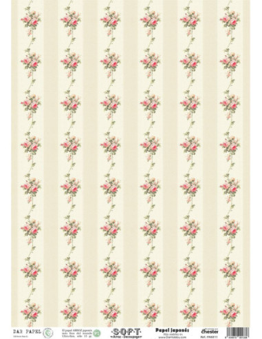 Set 8 papeles de Arroz Japnés Soft 30x42cm PASET009