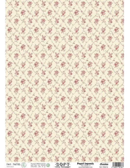 Set 8 papeles de Arroz Japnés Soft 30x42cm PASET009