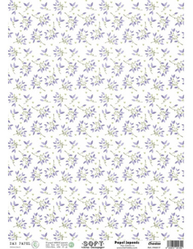 Set 8 papeles de Arroz Japnés Soft 30x42cm PASET009