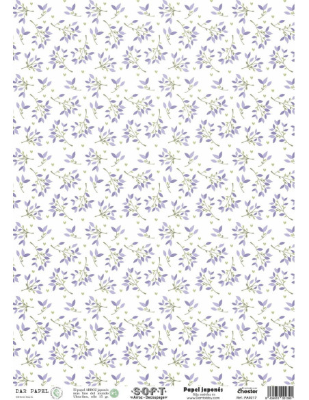 Set 8 papeles de Arroz Japnés Soft 30x42cm PASET009