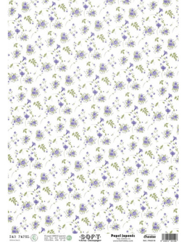 Set 8 papeles de Arroz Japnés Soft 30x42cm PASET009