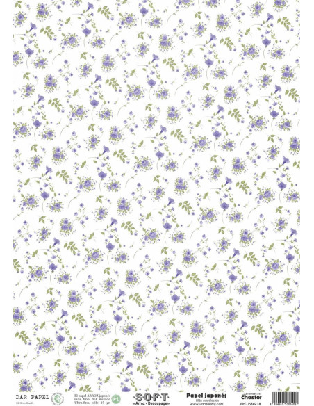 Set 8 papeles de Arroz Japnés Soft 30x42cm PASET009